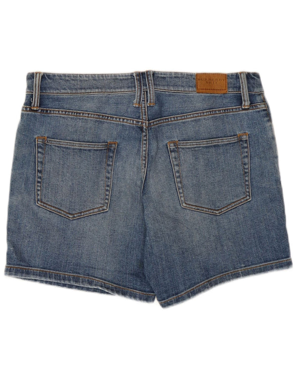 Pantaloncini di jeans BRIT da donna Burberry W27 piccolo cotone blu