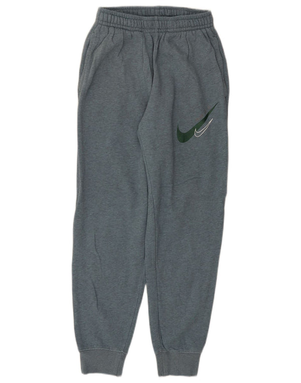 Pantaloni da tuta da donna Nike Joggers UK 8 Small Blu Cotone