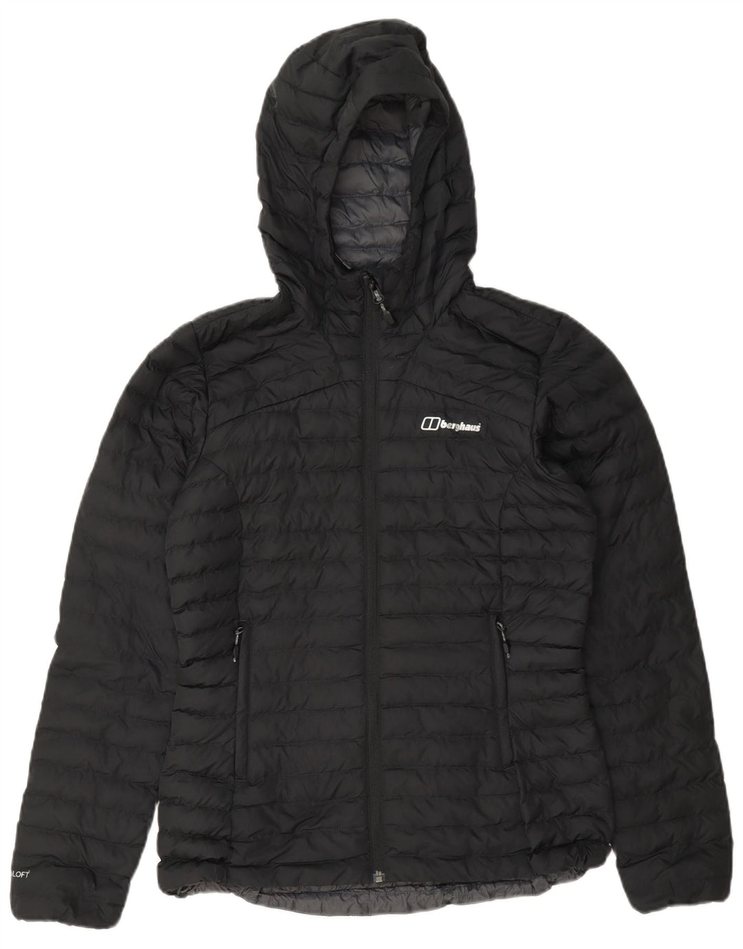 Giacca imbottita con cappuccio da donna Berghaus UK 8 Small poliestere blu navy