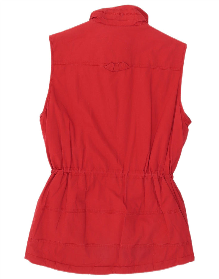 Gilet da donna vintage UK 10 piccolo rosso