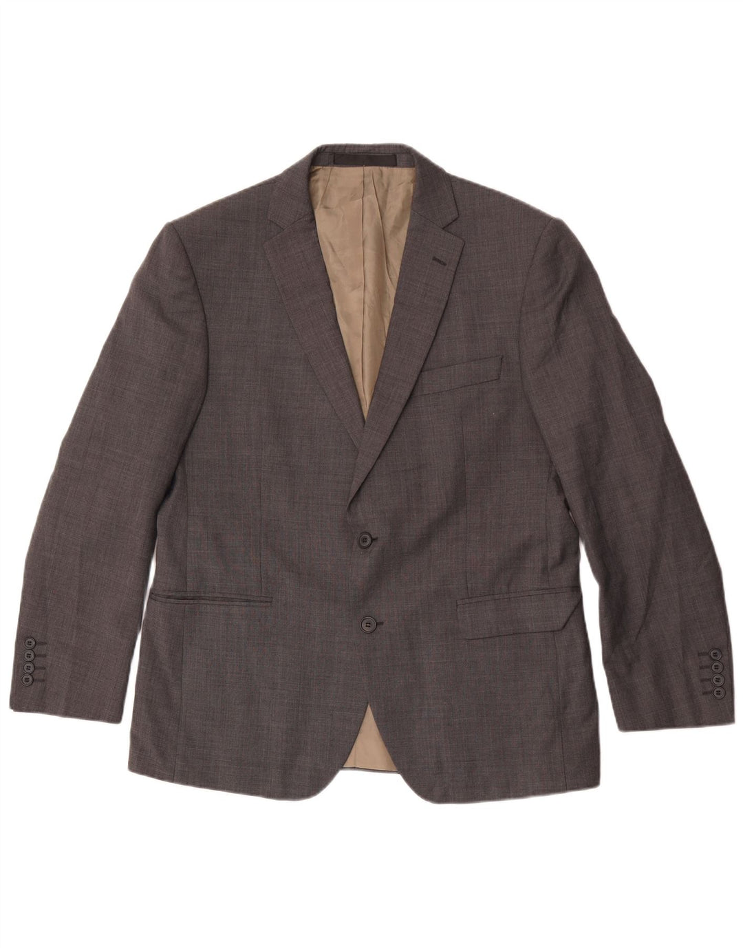 Giacca blazer a 2 bottoni Marks & Spencer da uomo UK 42 grande lana grigia