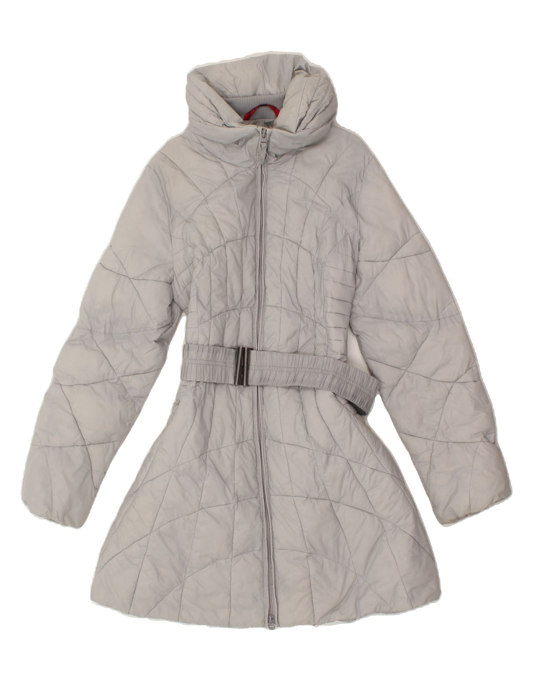 KAPPA Womens Padded Coat UK 14 Large Grey Vintage Kappa and Second-Hand Kappa from Messina Hembry 