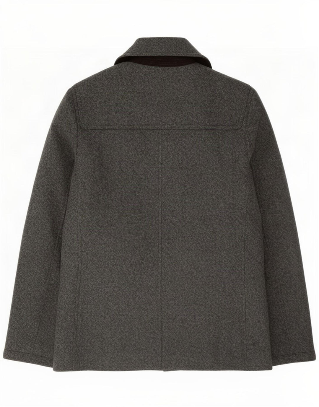 Ted Baker Cappotto da marinaio da uomo taglia 3 Lana grigio medio