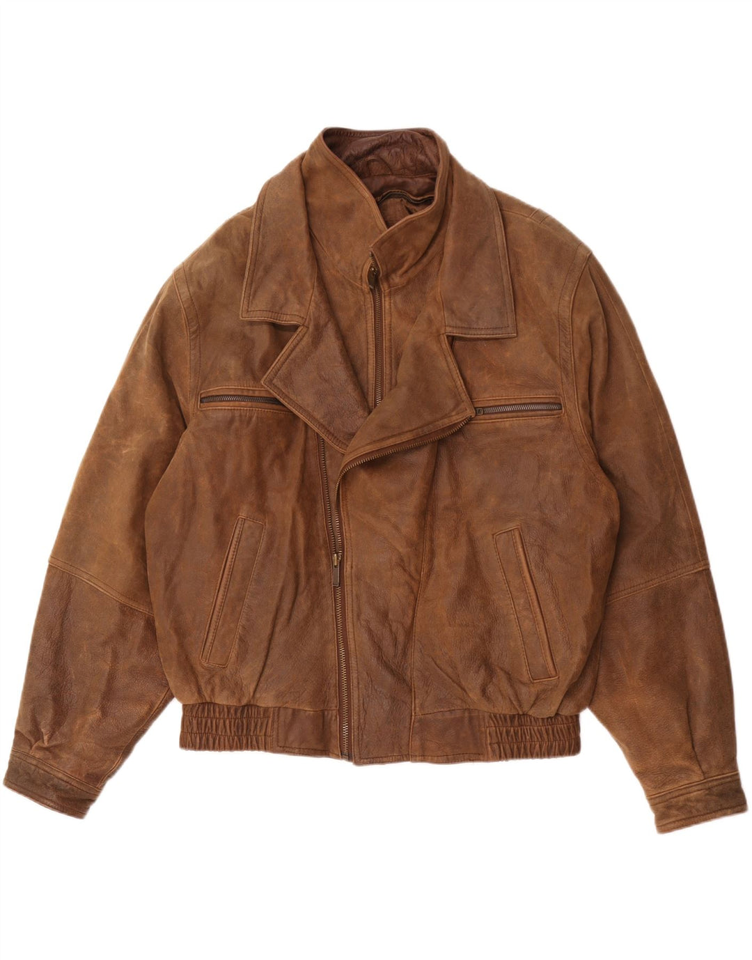Giacca in pelle da uomo Wilsons UK 40 grande in pelle marrone