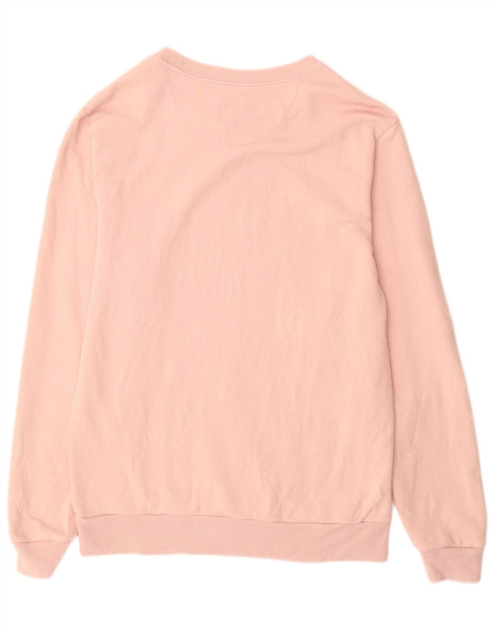 JACK WILLS Felpa grafica da uomo Maglione cotone rosa medio