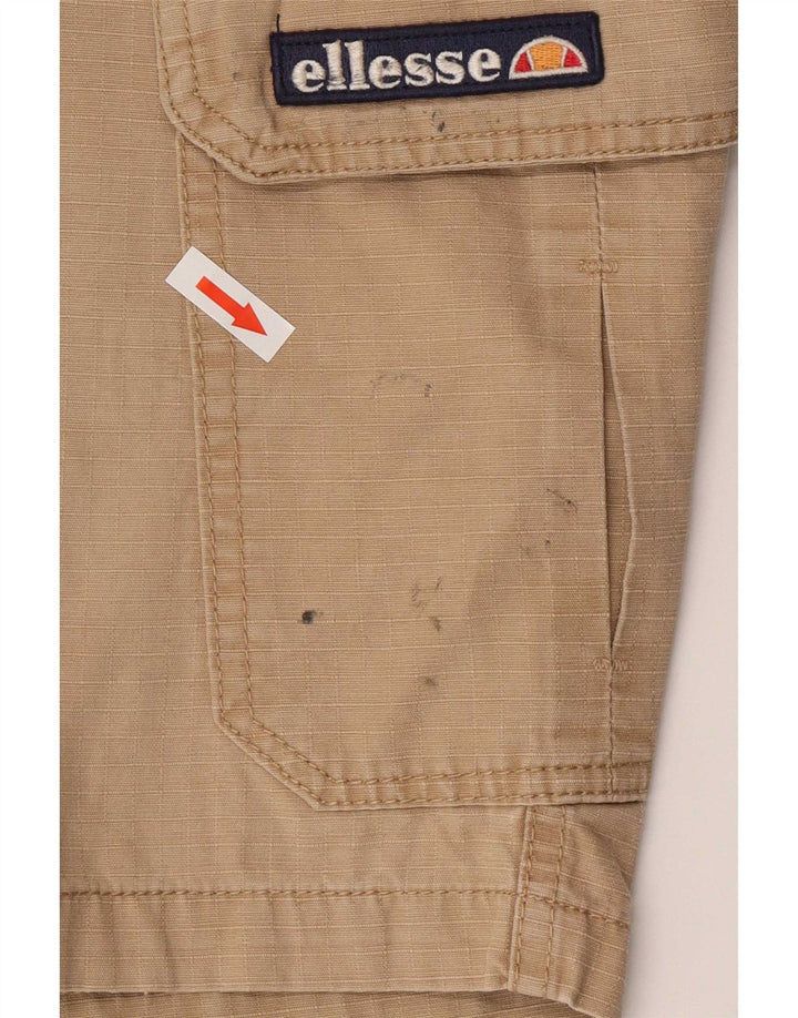 Pantaloncini cargo da uomo Ellesse grandi W34 Beige