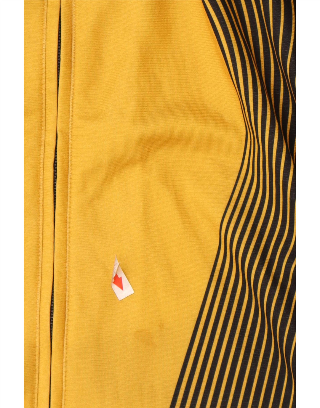 Giacca Top della tuta da ragazzo Adidas 15-16 anni Poliestere geometrico giallo