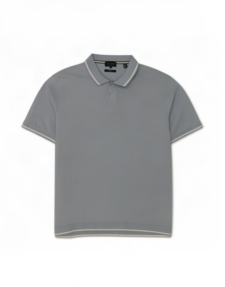 Polo regolare da uomo Ted Baker taglia 5 XL in cotone blu