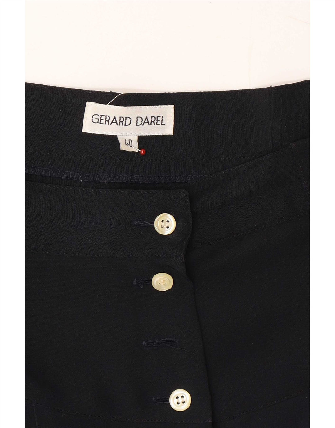 Gonna a pieghe coltello da donna Gerard Darel EU 40 medio W28 nero