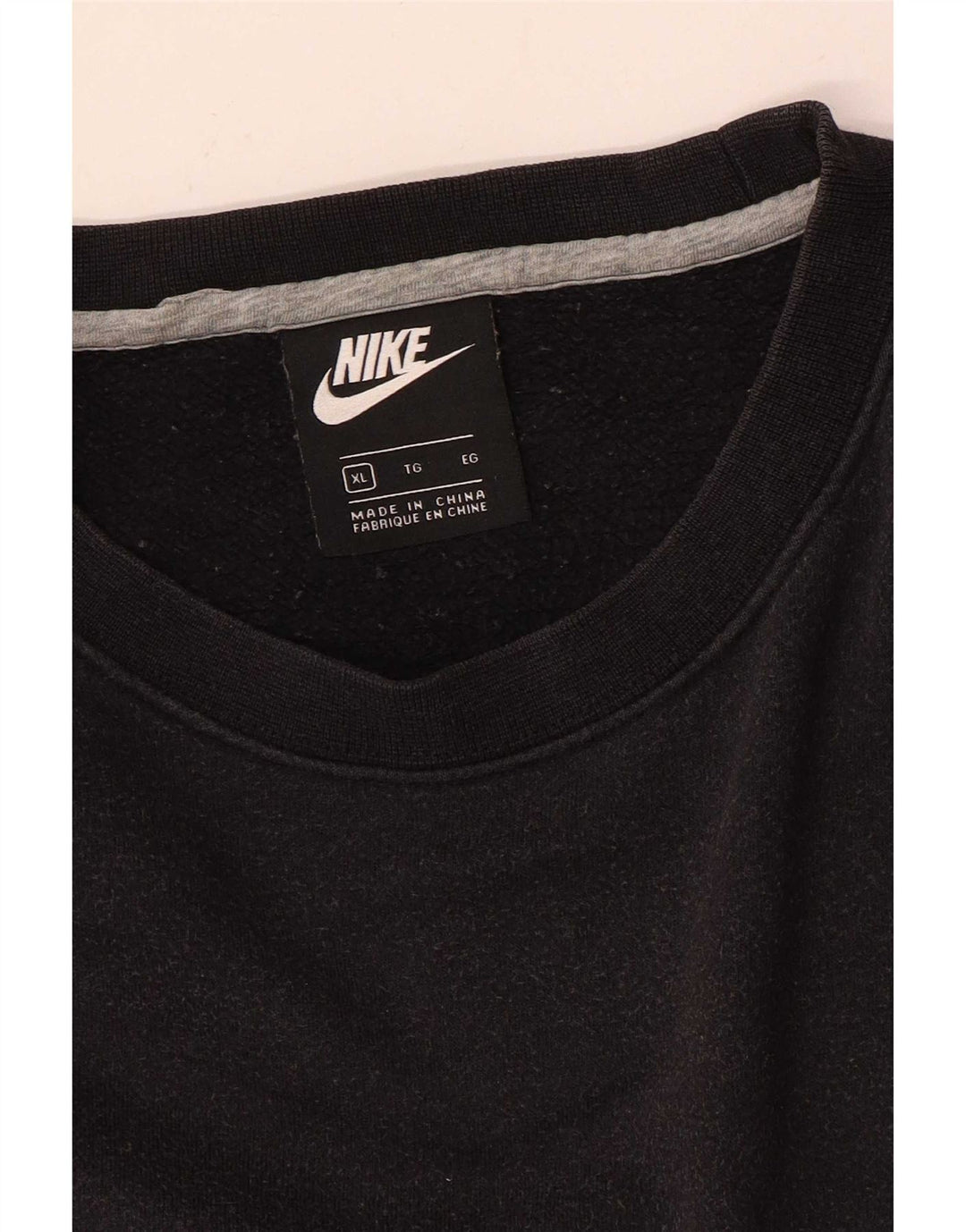 Felpa con grafica Nike da uomo XL nera