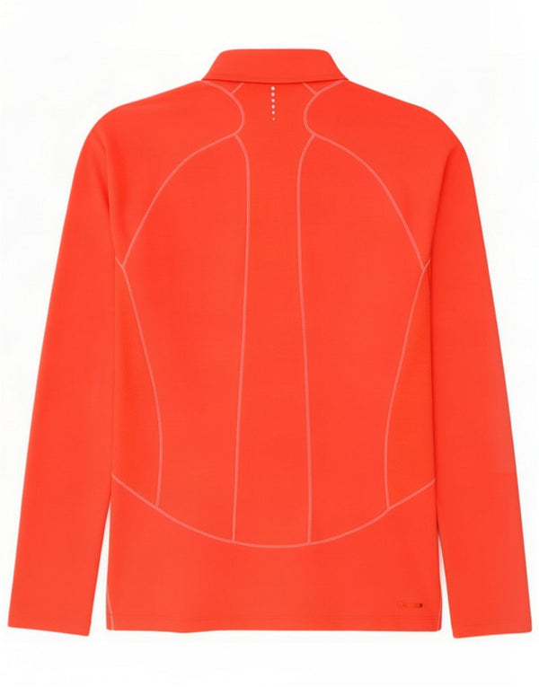 The North Face Womens Zip Neck Pullover Tracksuit Top UK 14 Large Red