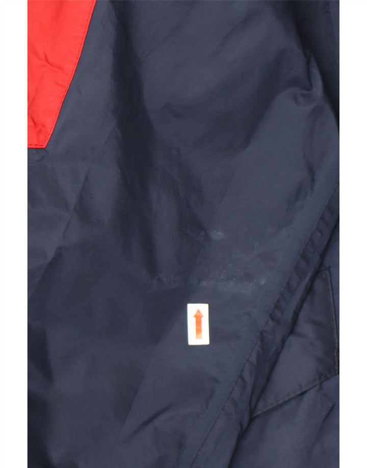 BAYSIDE Mens Windbreaker Jacket UK 38 Medium Navy Blue Colourblock Vintage Bayside and Second-Hand Bayside from Messina Hembry 
