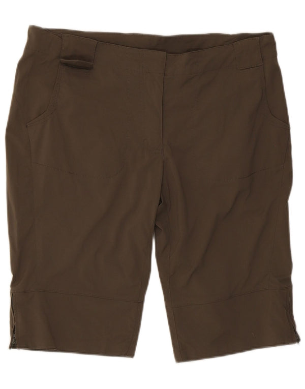 Pantaloni casual da donna Jack Wolfskin UK 14/16 Large W34 Khaki Poliammide