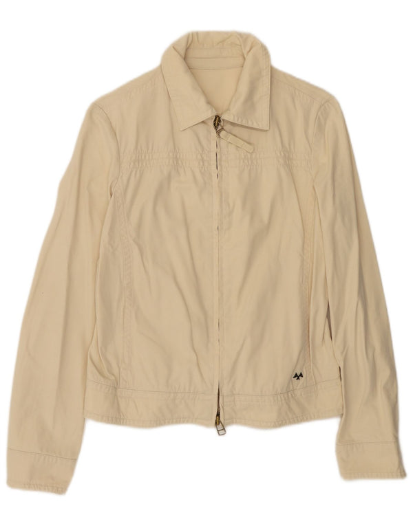Giacca bomber da donna Burberry UK 14 cotone beige medio