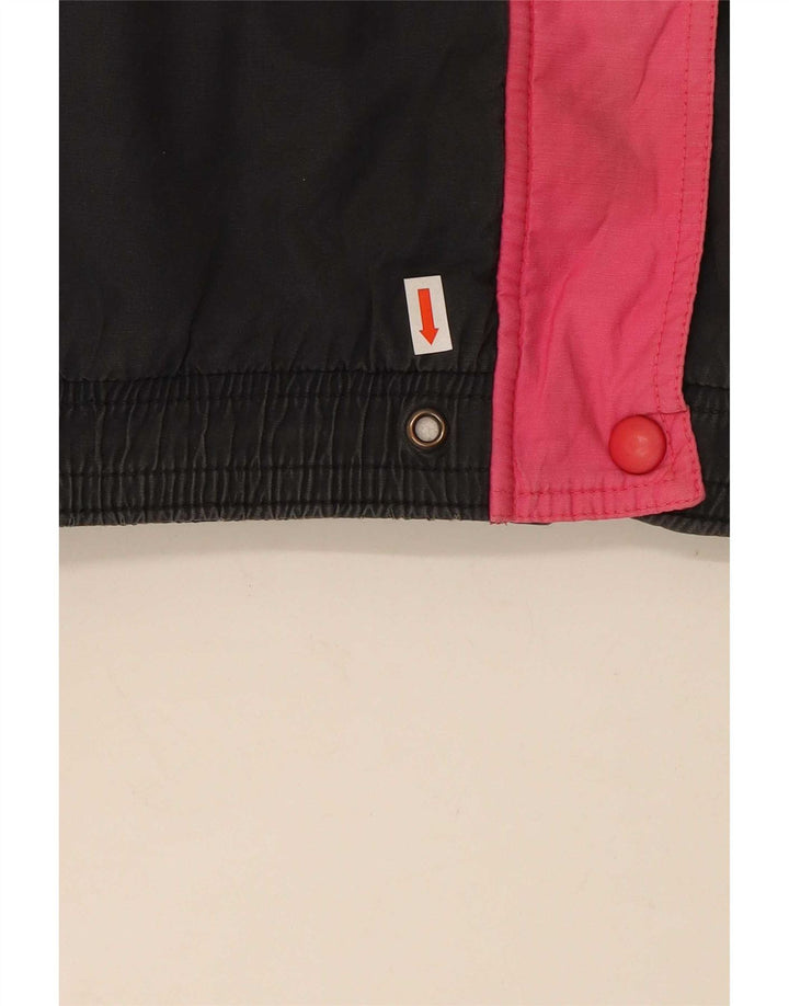 Giacca da sci vintage da donna UK 18 XL multicolore Colourblock