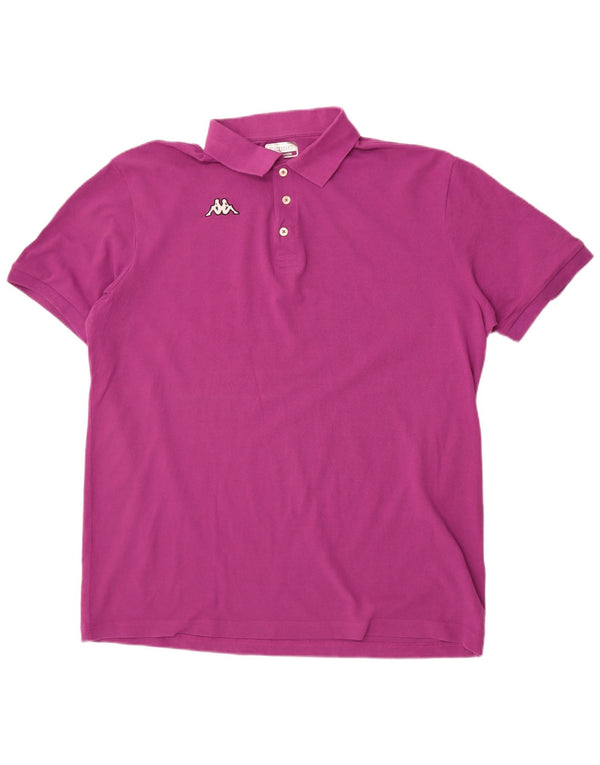 Polo Kappa Uomo 3XL Cotone Viola