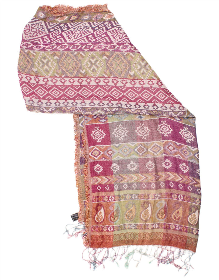Sciarpa rettangolare da donna Monsoon Taglia unica multicolore Fair Isle Bohemian