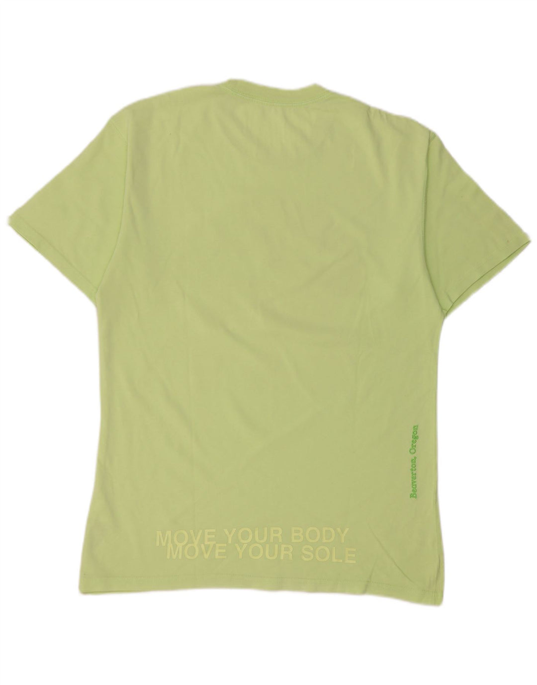 T-shirt grafica da uomo Nike Top piccola in cotone verde