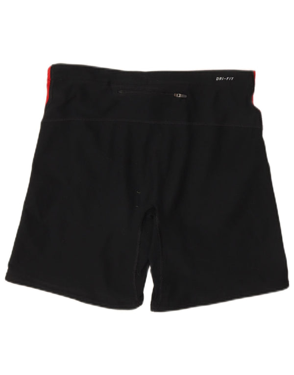 Pantaloncini sportivi Nike da donna Dri Fit UK 18 XL poliestere color block nero