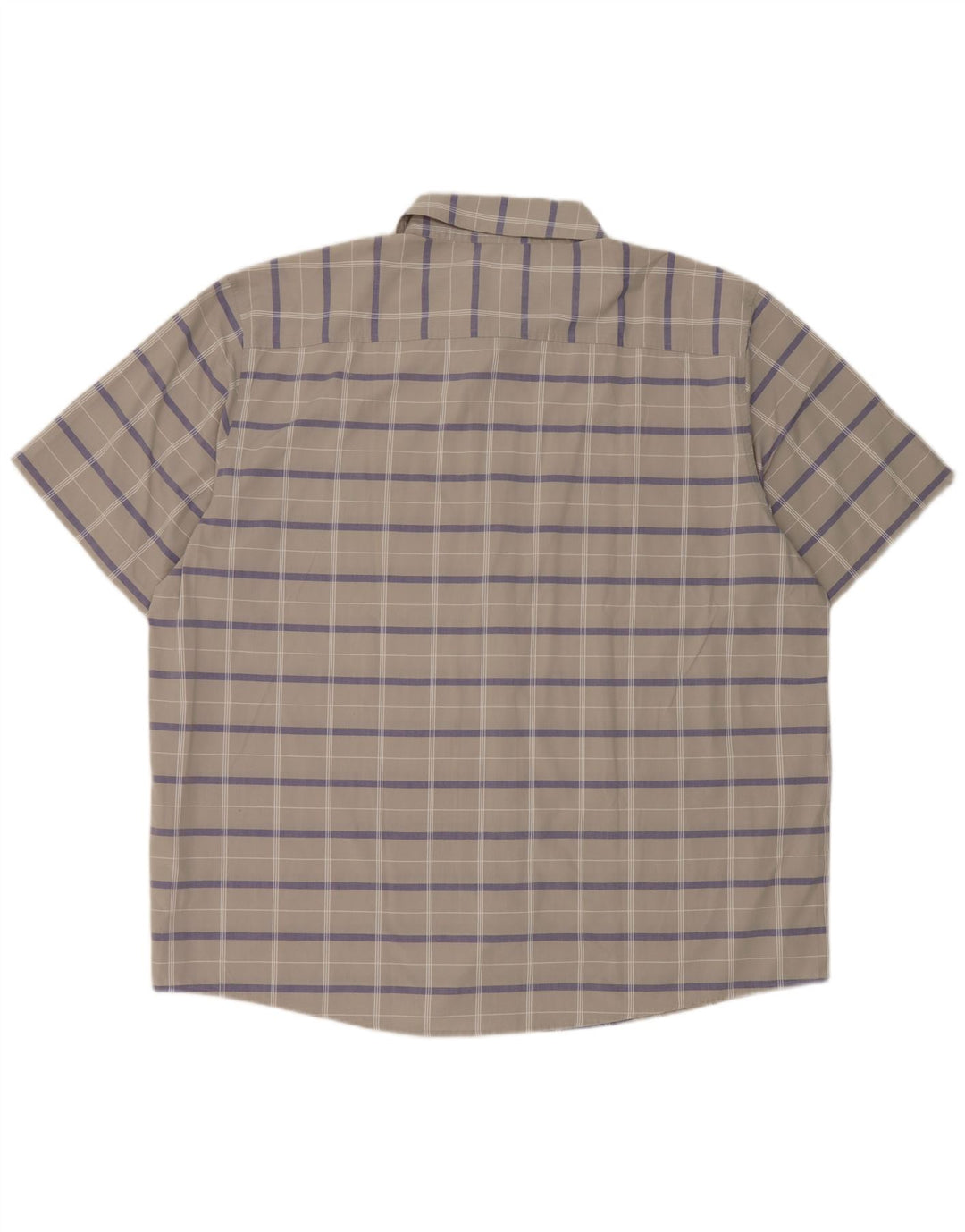 Maglietta a maniche corte da uomo Adidas 2XL Grigia a quadri in poliestere