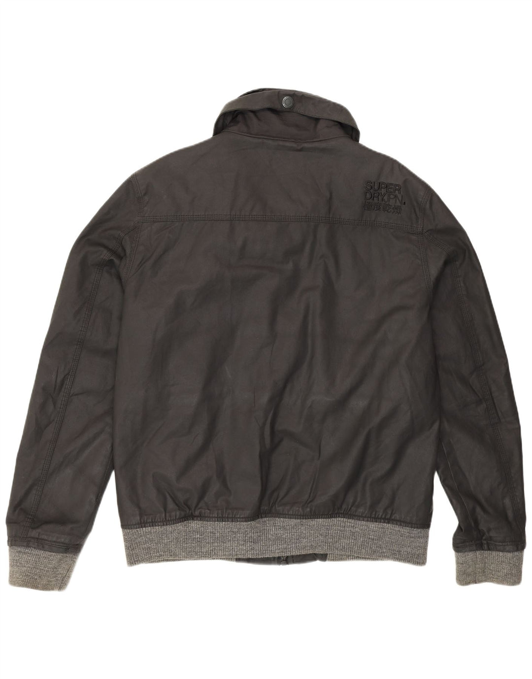 Giacca da uomo in cotone cerato Superdry UK 44 2XL Nera
