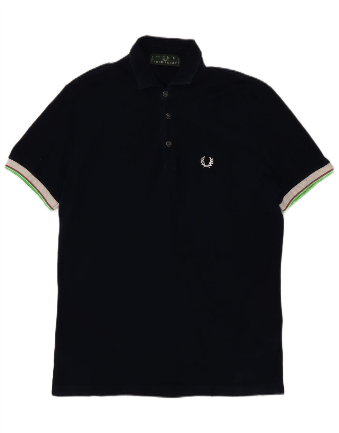Polo da uomo Fred Perry piccola in cotone blu navy