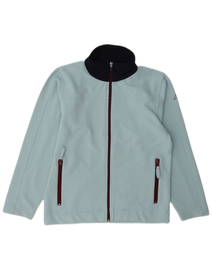 Giacca da tuta da donna Kappa UK 12 Poliestere color block blu medio