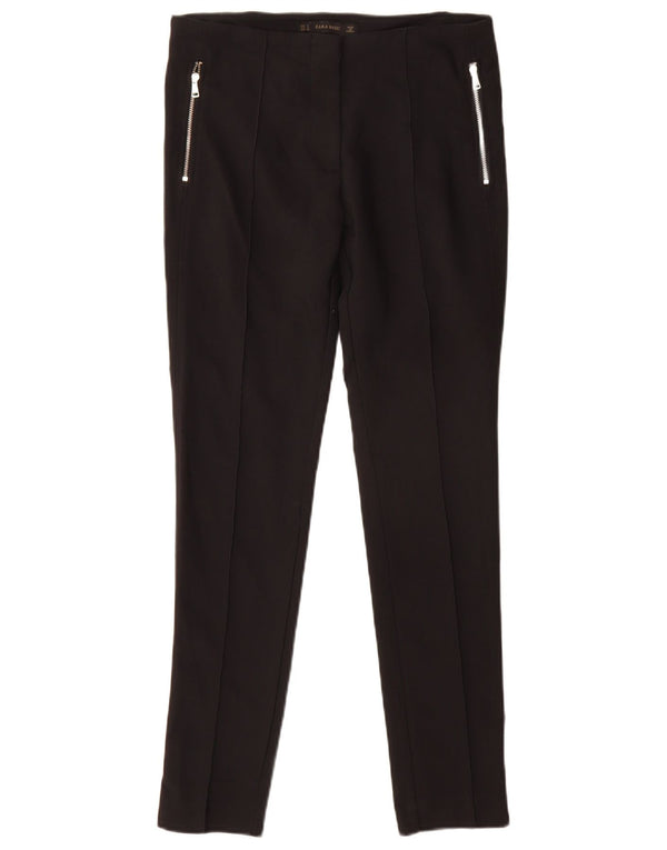 Pantaloni chino skinny da donna Zara piccoli W26 L29 neri