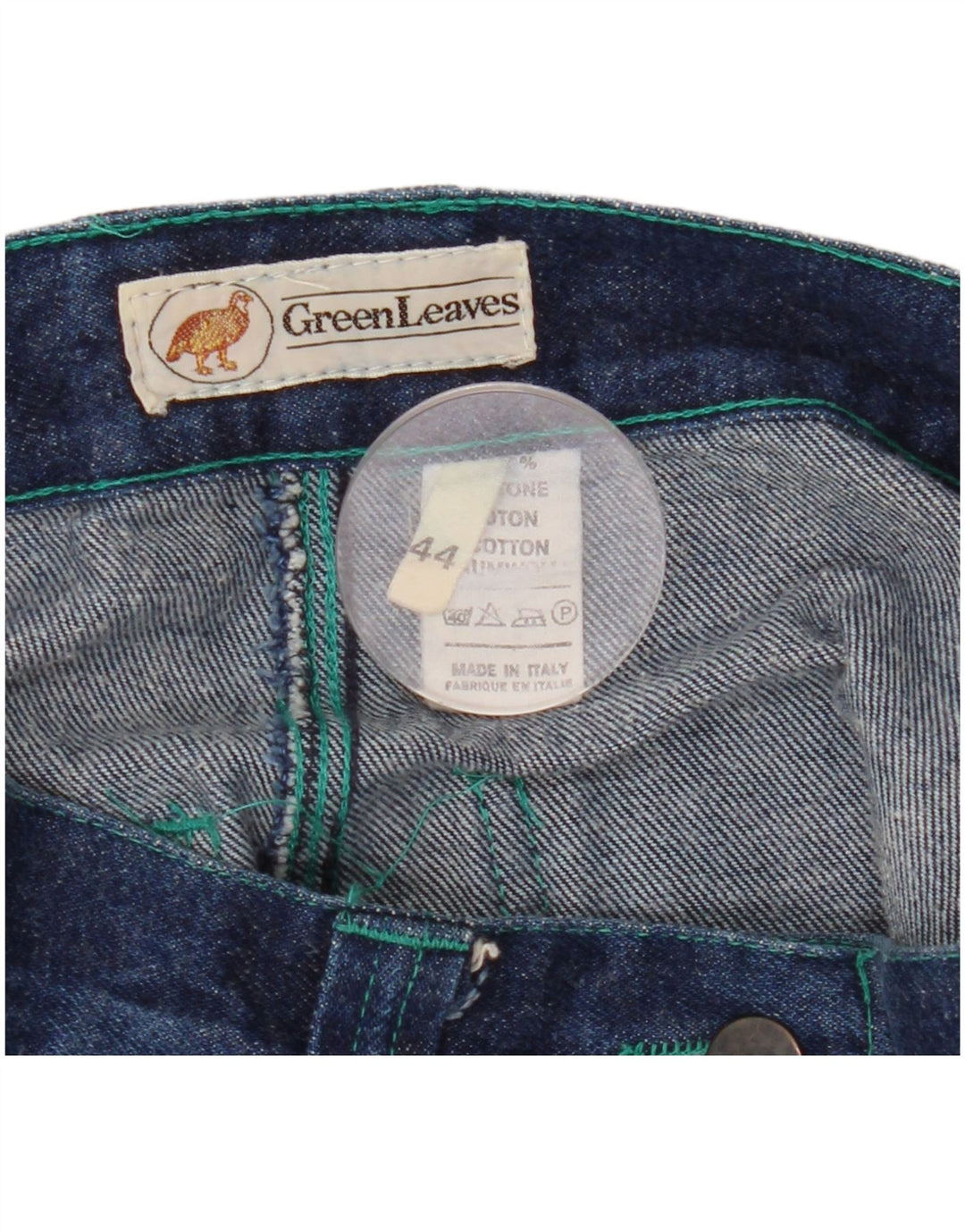 Gonna in denim da donna GREEN LEAVES IT 44 media W26 cotone blu