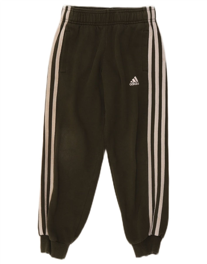 Tuta intera Adidas da ragazzo 6-7 anni in cotone kaki