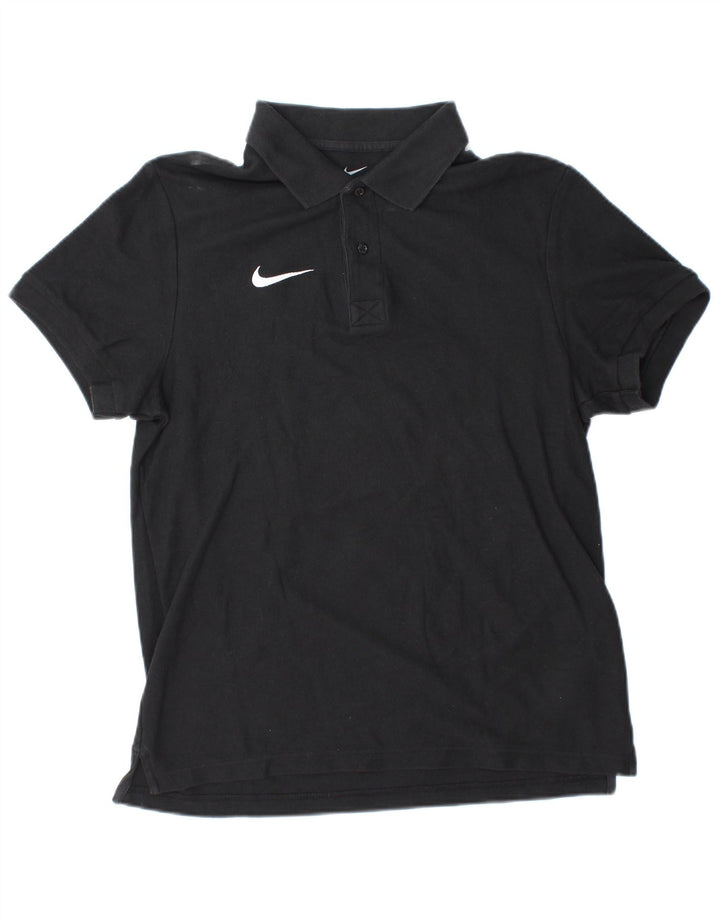 Polo NIKE da uomo in cotone nero medio
