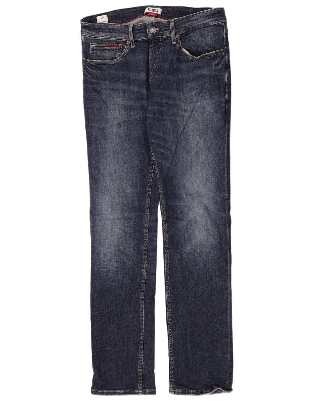Jeans slim da uomo Tommy Hilfiger W32 L32 cotone blu