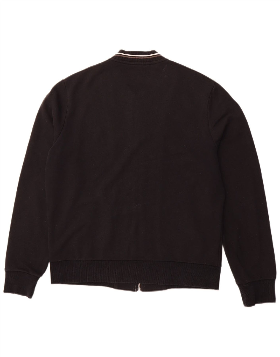 FRED PERRY Giacca da tuta da uomo di grandi dimensioni in cotone nero