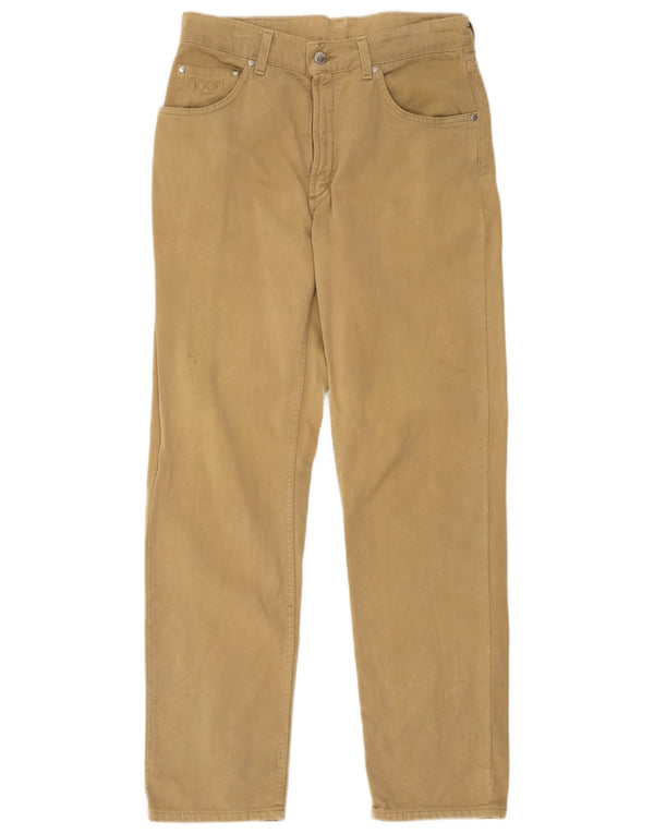 Pantaloni casual dritti da uomo Joop EU 48 Medium W32 L30 Cotone beige