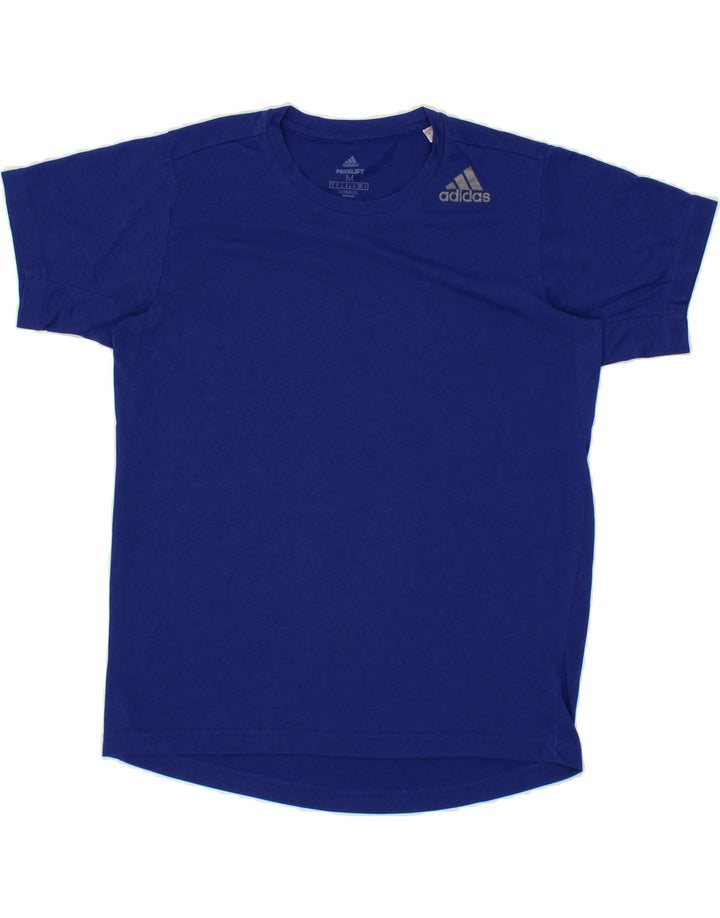 ADIDAS Mens Climalite T-Shirt Top Medium Blue Vintage Adidas and Second-Hand Adidas from Messina Hembry 