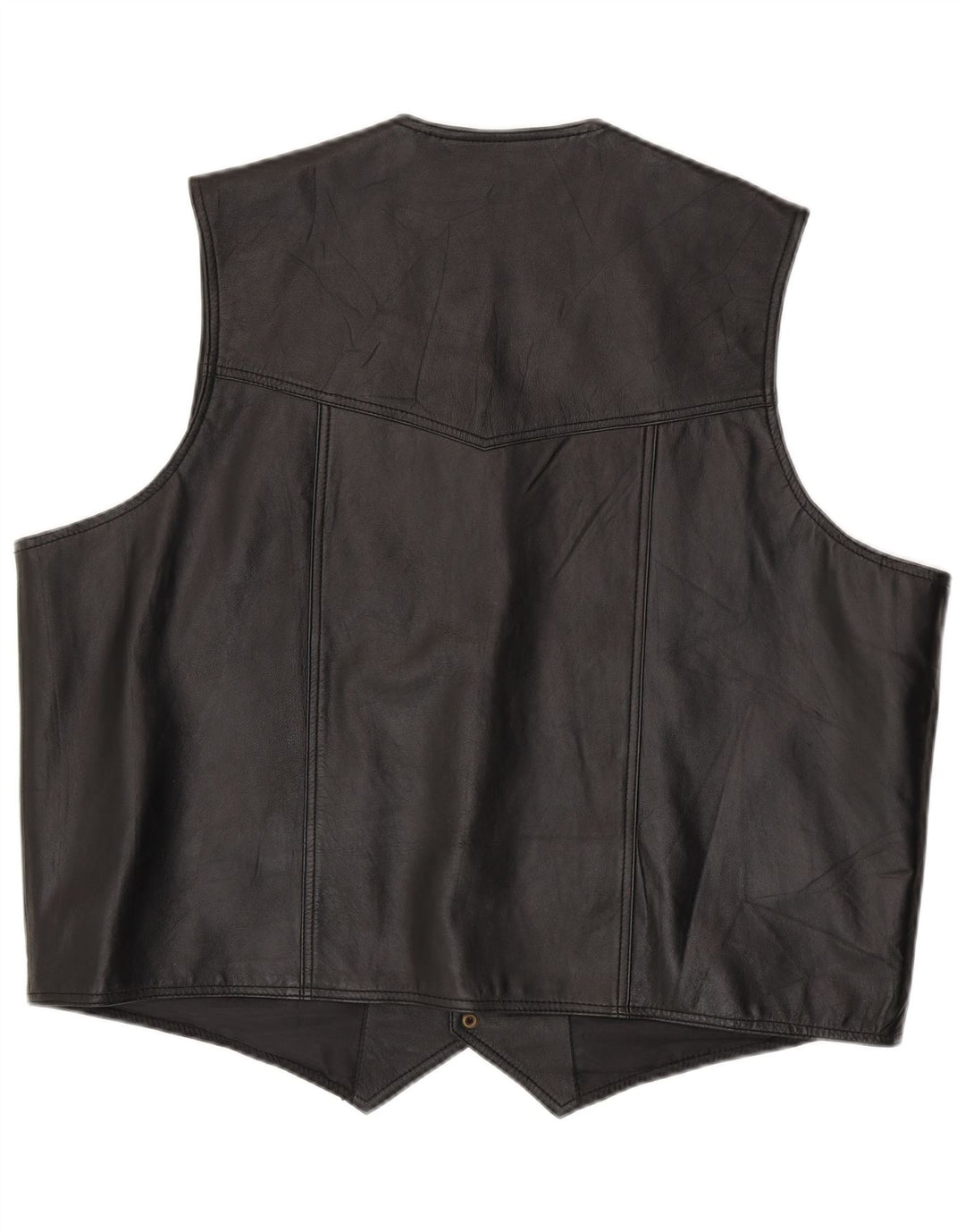 Gilet in pelle da uomo Running Bear 6XL Nero