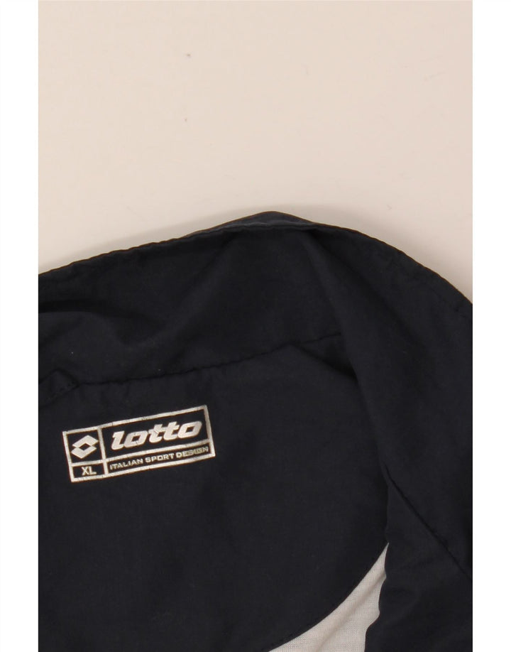 Giacca da ginnastica grafica da uomo LOTTO XL Colorblock blu navy