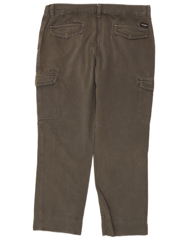 Pantaloni cargo dritti da uomo Carrera W38 L29 cotone kaki