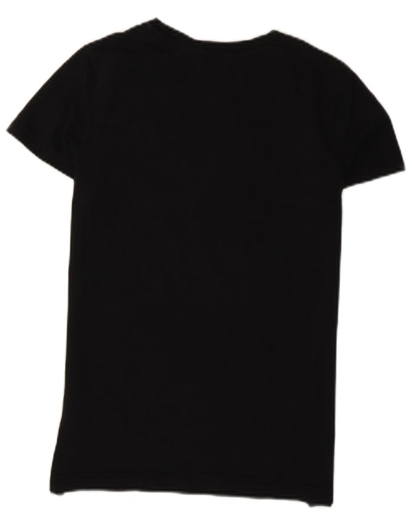 T-shirt grafica da donna Adidas Top IT 42 Medium Black Cotton