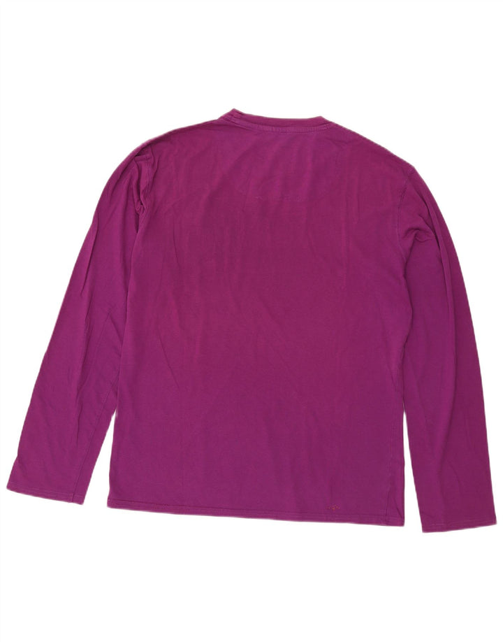 Carrera Top grafico da uomo a maniche lunghe viola medio