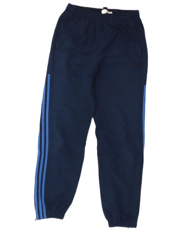Pantaloni da tuta da ragazzo Adidas Joggers 13-14 anni in poliestere blu navy