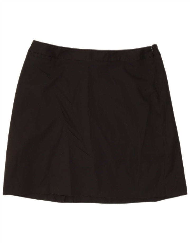 Mini gonna a trapezio da donna Adidas US 10 Large W32 poliestere nero