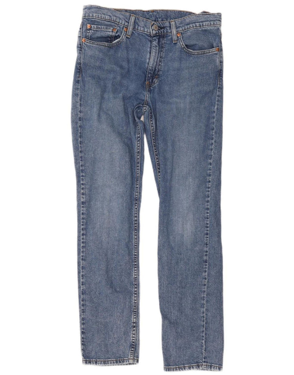 Levi's Uomo 511 Slim Jeans W32 L32 Cotone Blu