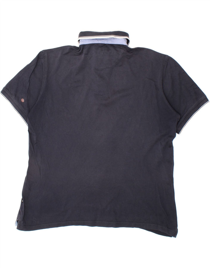 BUGATTI Mens Polo Shirt Large Navy Blue Cotton Vintage Bugatti and Second-Hand Bugatti from Messina Hembry 