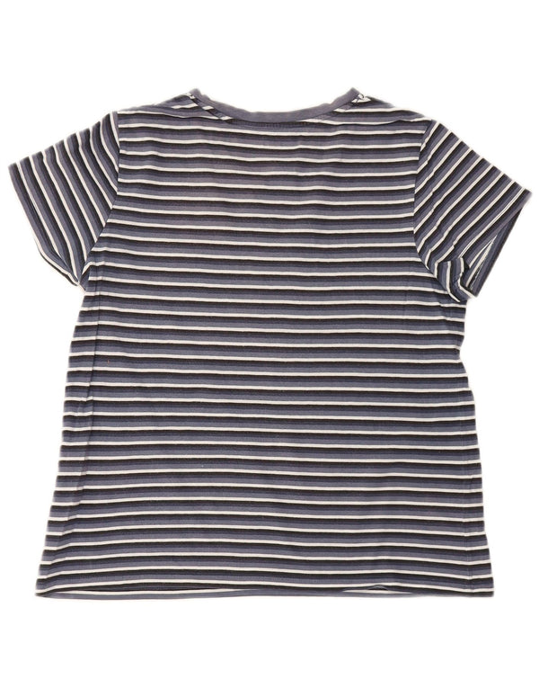 T-shirt da donna Levi's Top UK 12 medio blu navy a righe
