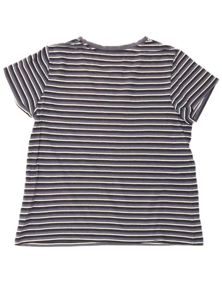 T-shirt da donna Levi's Top UK 12 medio blu navy a righe