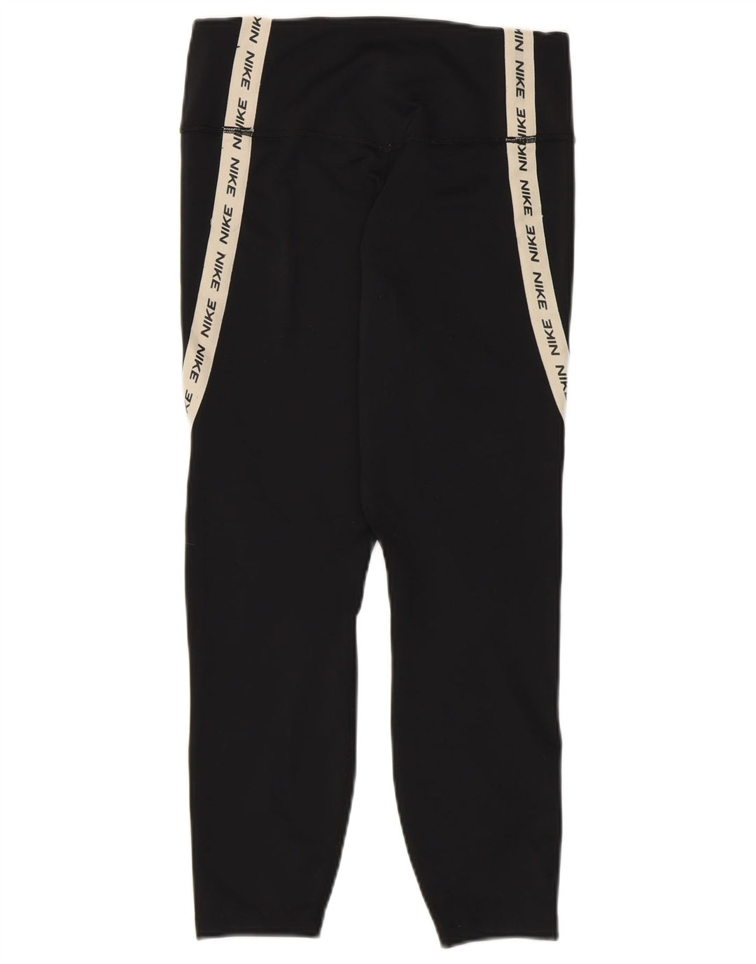 Leggings Capri grafici NIKE da donna Dri Fit UK 12 Medium Black Colourblock