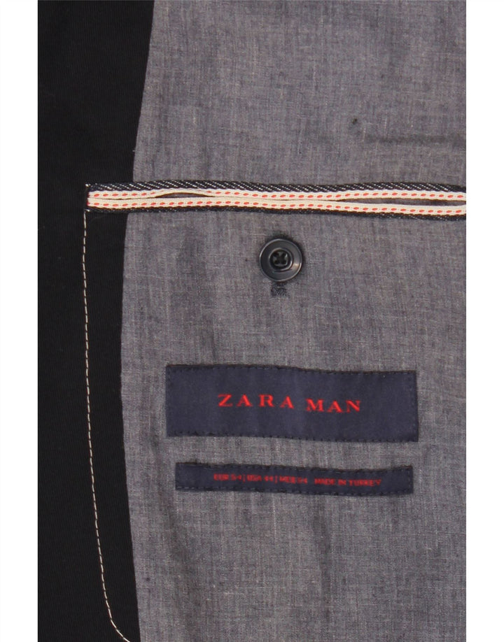 Giacca blazer a 2 bottoni da uomo Zara IT 54 2XL Blu navy