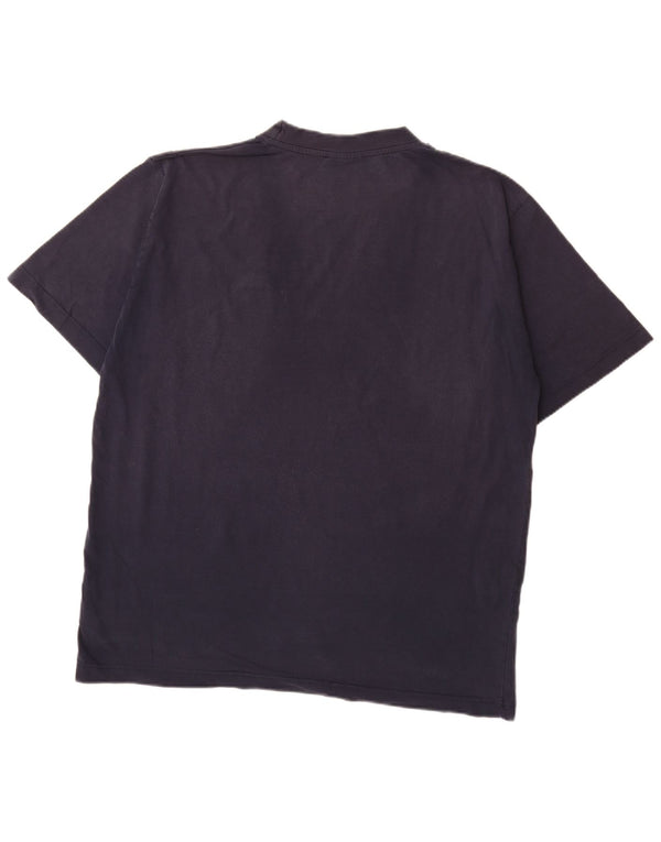 T-shirt da uomo KAPPA Top 2XL in cotone blu navy
