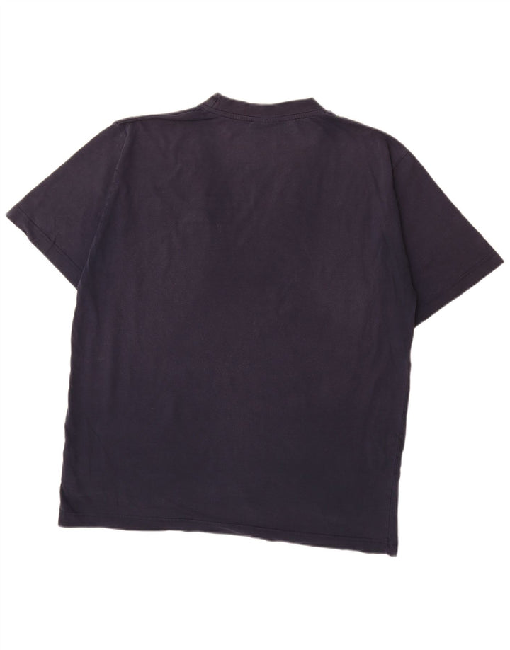 T-shirt da uomo KAPPA Top 2XL in cotone blu navy